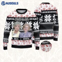 The Golden Girls Christmas May All Your Christmases Bea White Ugly Sweaters For Men Women Unisex