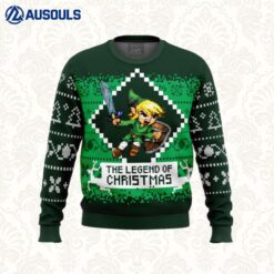 The Legend of Christmas Zelda Ugly Sweaters For Men Women Unisex