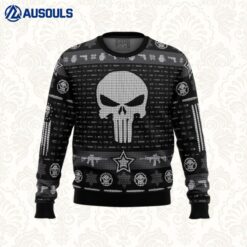 The Punisher Ugly Sweaters For Men Women Unisex