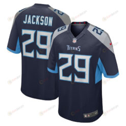 Theo Jackson Tennessee Titans Game Player Jersey - Navy