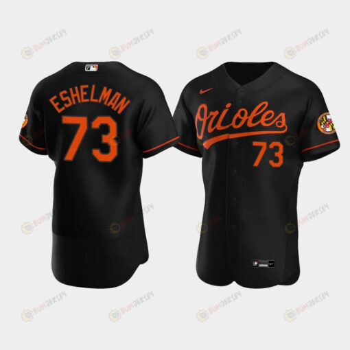 Thomas Eshelman 73 Baltimore Orioles Black Alternate Jersey Jersey