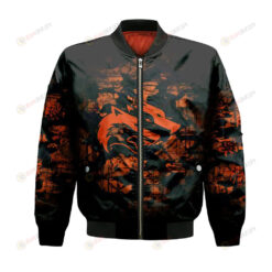 Thompson Rivers Wolfpack Bomber Jacket 3D Printed Camouflage Vintage