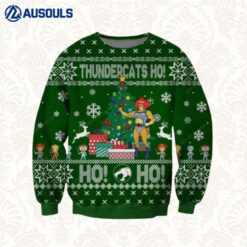 Thunder Ho Ho Ho 3D Christmas Knitting Pattern Ugly Sweaters For Men Women Unisex