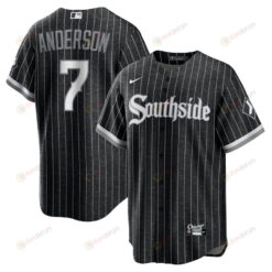 Tim Anderson 7 Chicago White Sox City Connect Player Jersey - Black