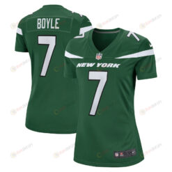 Tim Boyle New York Jets Women's Player Game Jersey - Gotham Green
