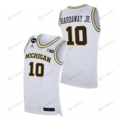 Tim Hardaway Jr. 10 Michigan Wolverines College Basketball BLM Men Jersey - White