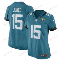 Tim Jones Jacksonville Jaguars Women's Game Player Jersey - Teal
