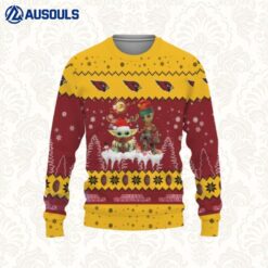 Tis The Season Christmas Baby Yoda Groot Cute Gift Alabama Crimson Tide Ugly Sweaters For Men Women Unisex