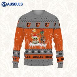 Tis The Season Christmas Baby Yoda Groot Cute Gift Atlanta Falcons Ugly Sweaters For Men Women Unisex