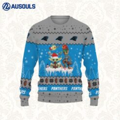 Tis The Season Christmas Baby Yoda Groot Cute Gift Buffalo Bills Ugly Sweaters For Men Women Unisex