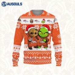Tis The Season Christmas Baby Yoda Groot Cute Gift Carolina Panthers Ugly Sweaters For Men Women Unisex