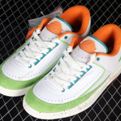 Titan x Air Jordan 2 Low Sail/Safety Orange Shoes Sneakers