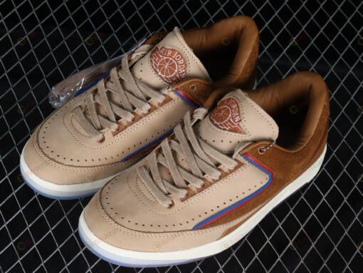 Titan x Air Jordan 2 Retro Low Brown Shoes Sneakers