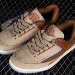 Titan x Air Jordan 2 Retro Low Brown Shoes Sneakers