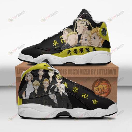 Tokyo Manji Gang Shoes Tokyo Revengers Anime Air Jordan 13 Shoes Sneakers