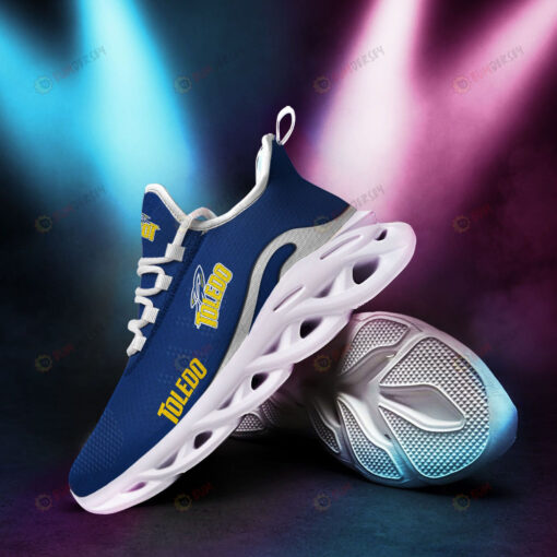 Toledo Rockets Logo Pattern 3D Max Soul Sneaker Shoes In Blue