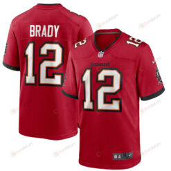 Tom Brady 12 Tampa Bay Buccaneers Game Jersey - Red