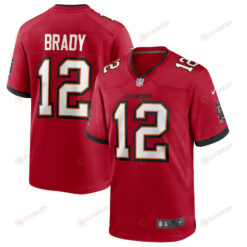 Tom Brady 12 Tampa Bay Buccaneers Game Player Jersey - Red