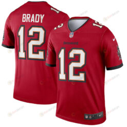 Tom Brady 12 Tampa Bay Buccaneers Legend Jersey - Red