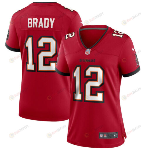 Tom Brady 12 Tampa Bay Buccaneers Women's Game Jersey - Red