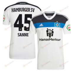 Tom Sanne 45 Hamburger SV II 2022-23 Home Jersey - White