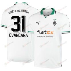 Tom?? ?van?ara 31 Borussia M?nchengladbach 2023-24 Home Men Jersey - White