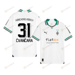 Tom?? ?van?ara 31 Borussia M?nchengladbach 2023-24 Home YOUTH Jersey - White