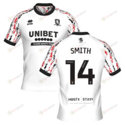 Tommy Smith 14 Middlesbrough 2022-23 Third Jersey - White