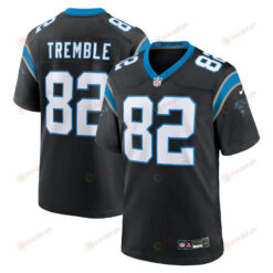Tommy Tremble 82 Carolina Panthers Team Game Men Jersey - Black