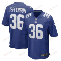 Tony Jefferson New York Giants Game Player Jersey - Royal