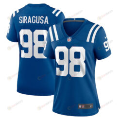 Tony Siragusa Indianapolis Colts Women's Game Retired Player Jersey - Royal