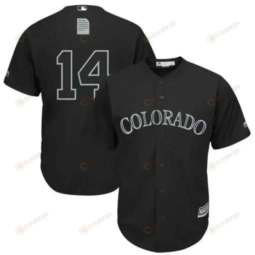 Tony Wolters Colorado Rockies 2020 Players' Weekend Player Jersey - Black