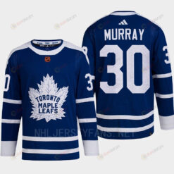 Toronto Maple Leafs 2022 Reverse Retro 2.0 Matt Murray 30 Blue Primegreen Jersey Men's