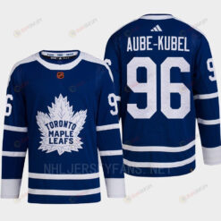 Toronto Maple Leafs 2022 Reverse Retro 2.0 Nicolas Aube-Kubel 96 Blue Primegreen Jersey Men's