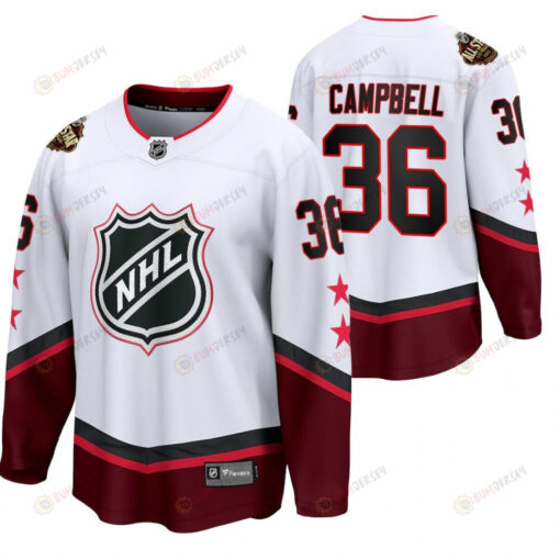 Toronto Maple Leafs 36 Jack Campbell 2022 All-Star Eastern Conference White Jersey Jersey