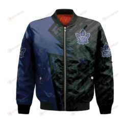 Toronto Maple Leafs Bomber Jacket 3D Printed Abstract Pattern Sport