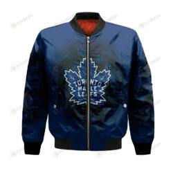 Toronto Maple Leafs Bomber Jacket 3D Printed Camouflage Vintage