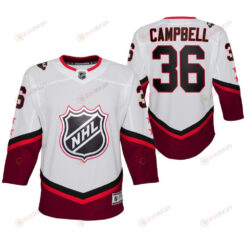 Toronto Maple Leafs Jack Campbell 36 White 2022 All-Star Eastern Jersey Youth