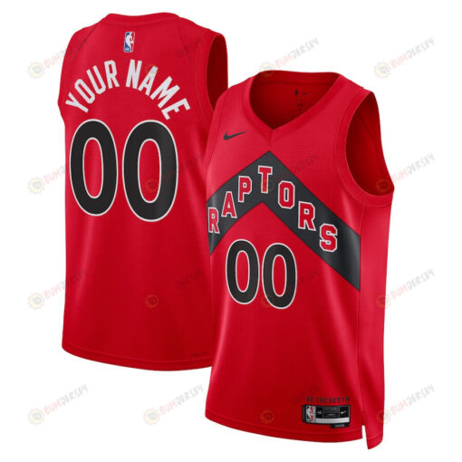 Toronto Raptors Custom 00 Men 2022/23 Swingman Jersey - Icon Edition