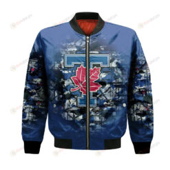 Toronto Varsity Blues Bomber Jacket 3D Printed Camouflage Vintage