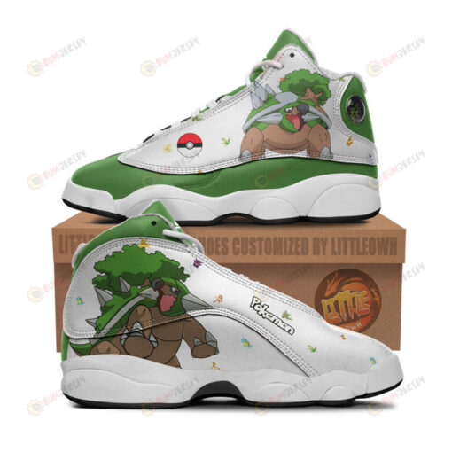 Torterra Shoes Pokemon Anime Air Jordan 13 Shoes Sneakers