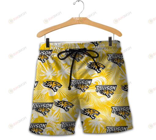 Towson Tigers Men Shorts Tropical Seamless