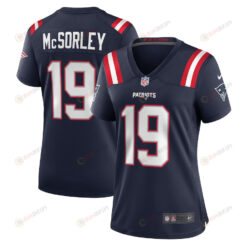 Trace McSorley 19 New England Patriots Game Player Jersey - Navy