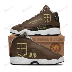 Training Corps Shoes Attack On Titan Anime Air Jordan 13 Shoes Sneakers