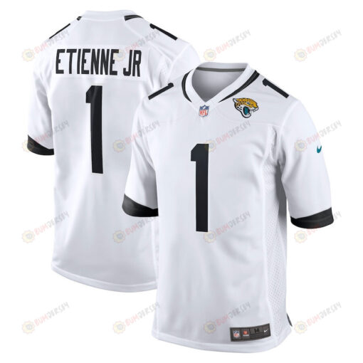 Travis Etienne Jr. 1 Jacksonville Jaguars Men's Jersey - White