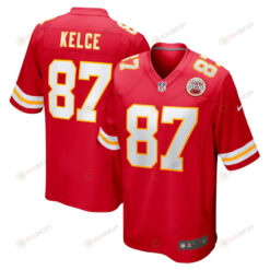 Travis Kelce 87 Kansas City Chiefs Game Men Jersey - Red
