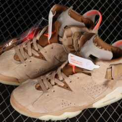 Travis Scott x Nike Air Jordan 6 Retro British Khaki Shoes Sneakers