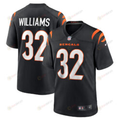 Trayveon Williams 32 Cincinnati Bengals Men's Jersey - Black