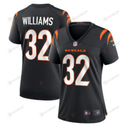 Trayveon Williams 32 Cincinnati Bengals Women's Game Jersey - Black