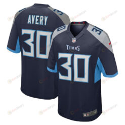 Tre Avery Tennessee Titans Game Player Jersey - Navy